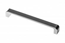 Ручка MONA L-192мм, хром-черная — купить оптом и в розницу в интернет магазине GTV-Meridian.